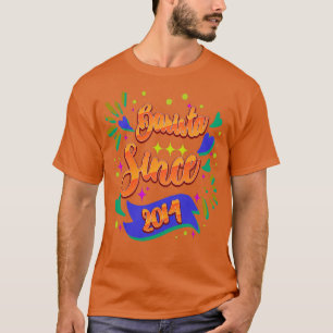 T-shirt Barista Depuis 2014 Unique Bartender Idées Cadeaux