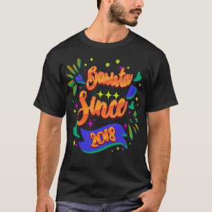 T-shirt Barista Depuis 2018 Unique Bartender Idées Cadeaux