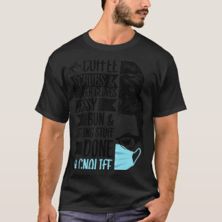 T-shirt Barista Es buveur de gants de café et de caoutchou