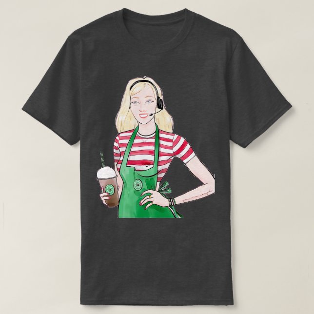 T-shirt Barista Heaux (Design devant)
