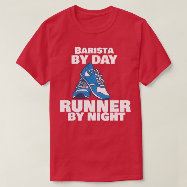 T-shirt barista le jour (Design devant)