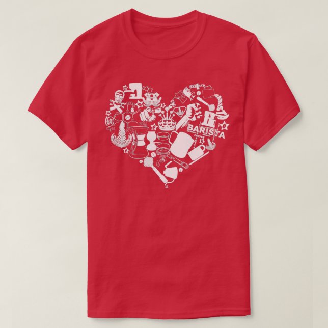 T-shirt Barista Love 5 (Design devant)