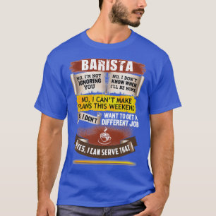 T-shirt Barista Peut Corriger Cela