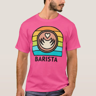 T-shirt Barista Retro Design 3