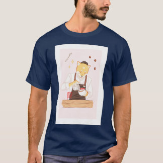 T-shirt Barista Shiba Inu