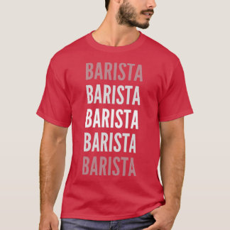 T-shirt Barista Typography 3