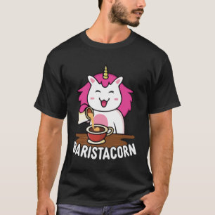 T-shirt Baristacorn Barista Unicorn Coffeemaker