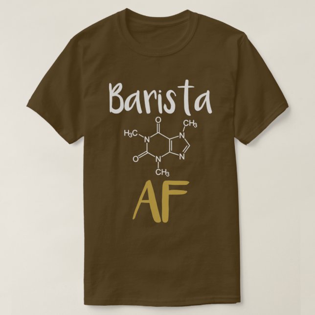 T-shirt BaristaShirtFunnyBaristaBaristaT (Design devant)