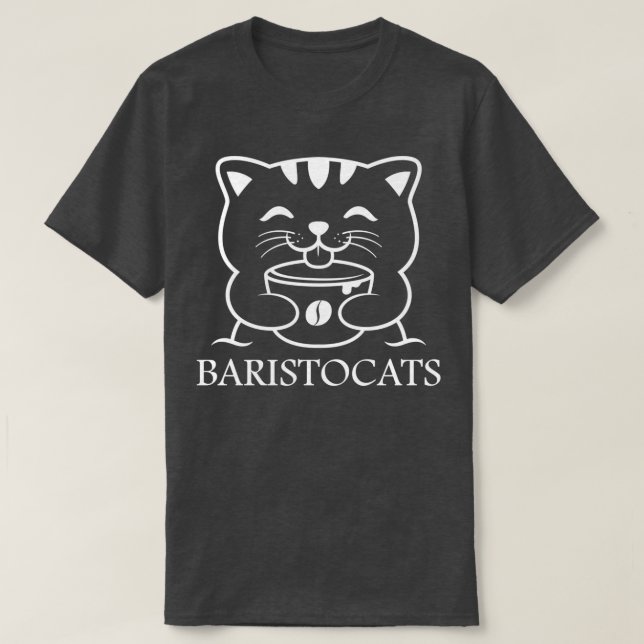 T-shirt Baristo Café Barista Chemise 6 (Design devant)