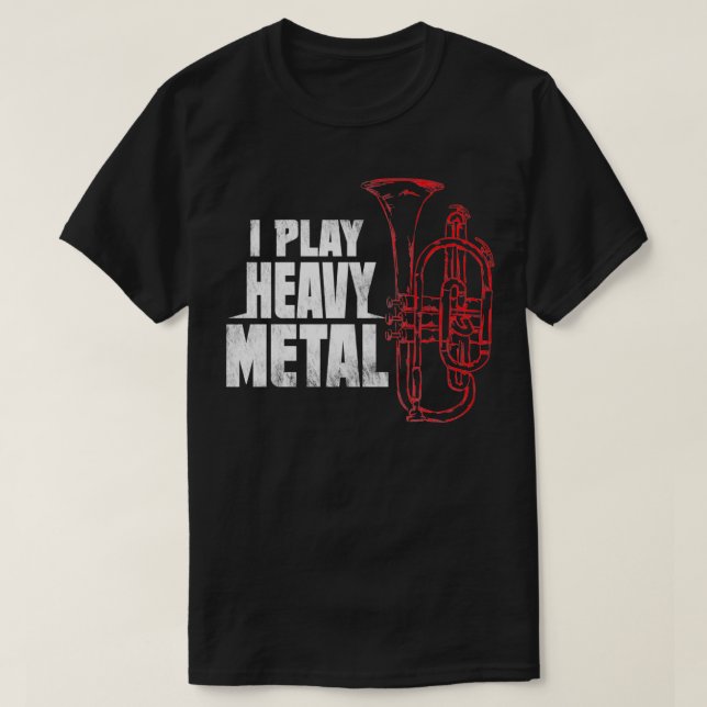 T-shirt Baritone Euphonium Joueur Chemise Drôle Interdicti (Design devant)