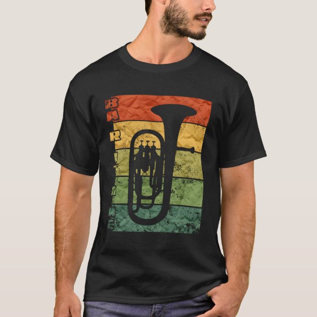 T-shirt Baritone Horn Baritone Horn Marching Band (Devant)