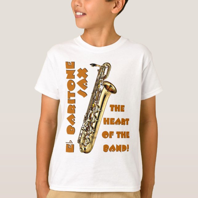 T-shirt Baritone Sax (Devant)