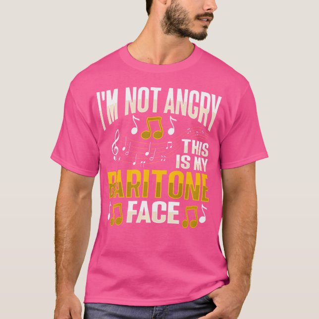 T-shirt Baritone Voice Design Pour Un Membre Choir (Devant)