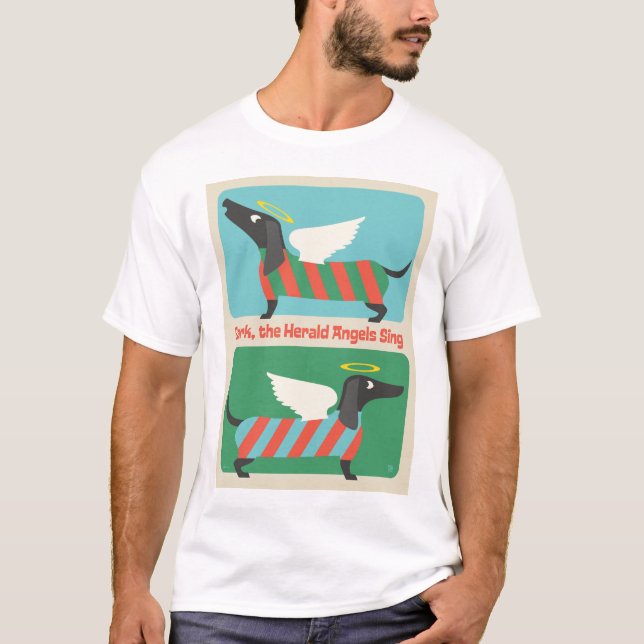 T-shirt Bark, Le Herald Angels Chante (Devant)