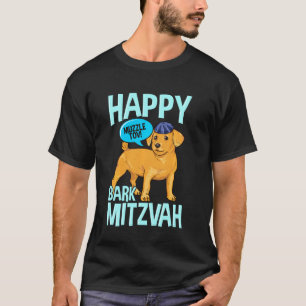 T-shirt Bark Mitzvah Amoureux des chiens Funny Jewish Bar 