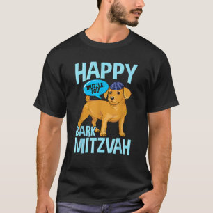 T-shirt Bark Mitzwa Amoureux de les chiens Drôle Juif Bar