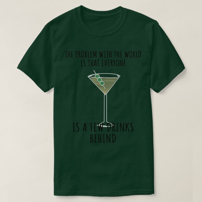 T-shirt Barman Drôle Dire 13 (Design devant)