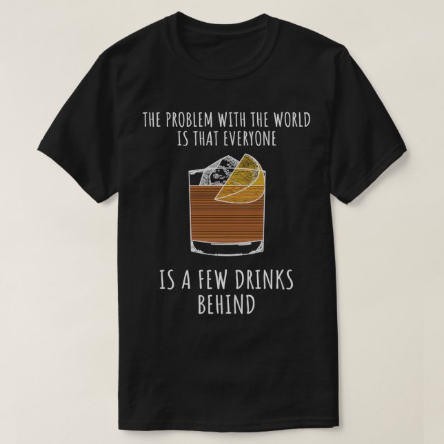 T-shirt Barman Drôle Dire 18 (Design devant)