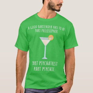T-shirt Barman Drôle Dire 21