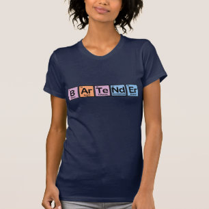 T-shirt Barman fait d'éléments