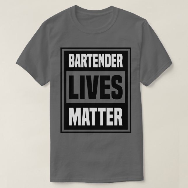 T-shirt barman life metter (Design devant)