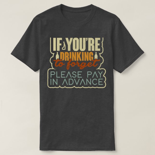 T-shirt Barman Party Cocktail amusant Pun (Design devant)