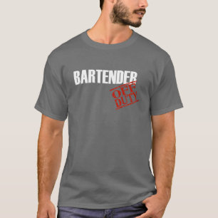 T-shirt Barman qui n'est pas de service