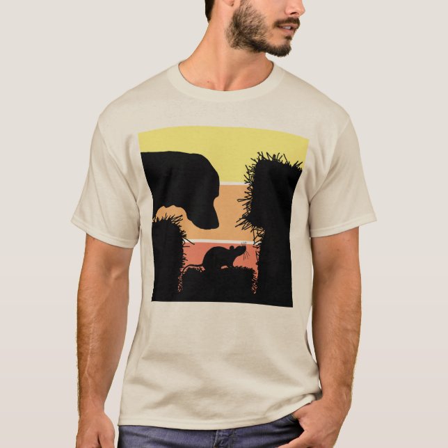 T-shirt Barn Hunt Nose Work : travail du nez pour chien et (Devant)