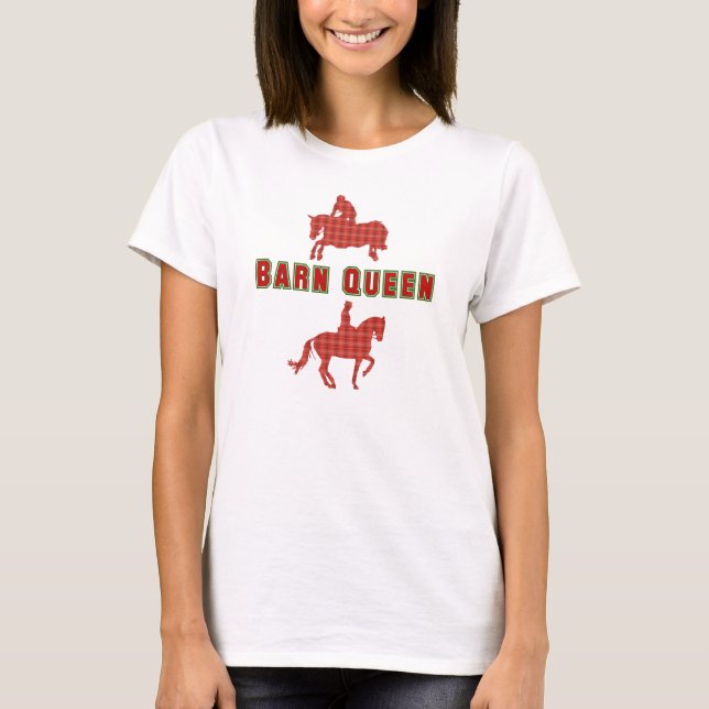 T-shirt Barn Queen Plaid Collection Chemise (Devant)