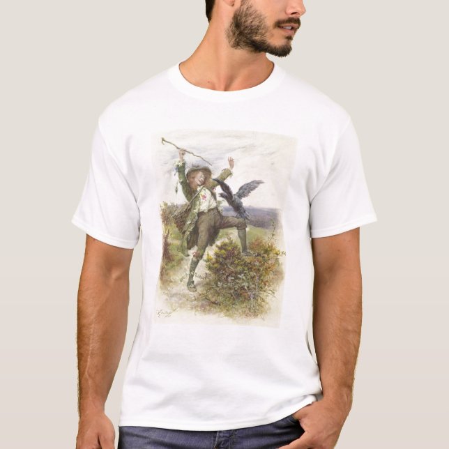 T-shirt Barnaby Rudge et la poignée de Raven (Devant)