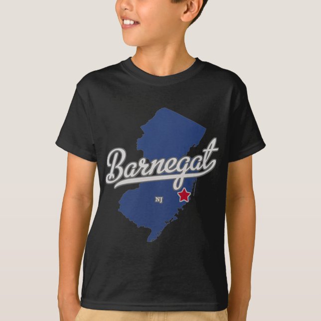 T-shirt Barnegat New Jersey Nj Map  (Devant)