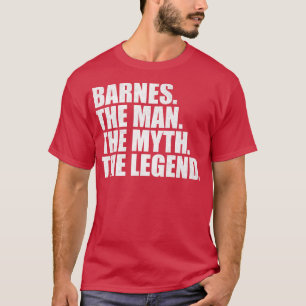 T-shirt Barnes Nom de famille Barnes Nom de famille Barnes