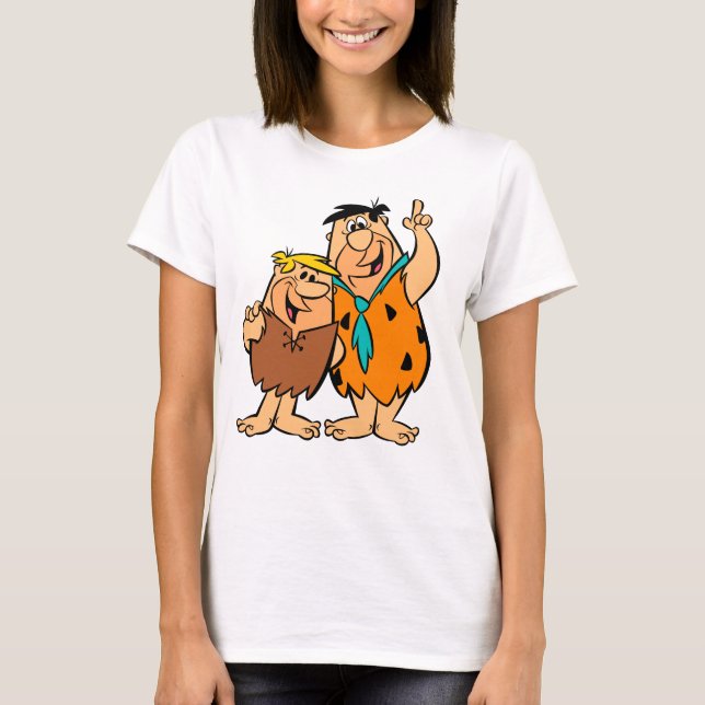 T-shirt Barney Rubble et Fred Flintstone (Devant)