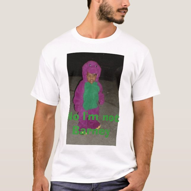 T-shirt barneycrop, aucun je ne suis pas prise de bec (Devant)