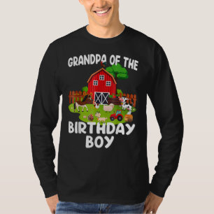 T-shirt Barnyard Anniversaire Animaux de ferme grand-père