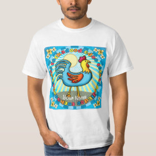 T-shirt barnyard Rooster