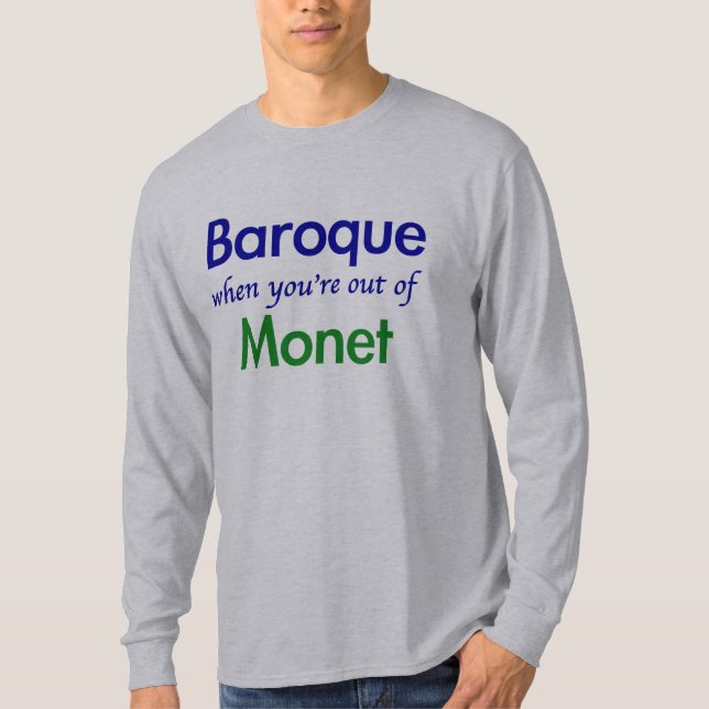 T-shirt Baroque - Monet (Devant)