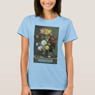 T-shirt Baroque vintage, Bouquet de fleurs dans Vase de ve