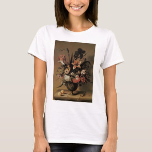 T-shirt Baroque Vintage, Nature morte florale Fleurs dans 