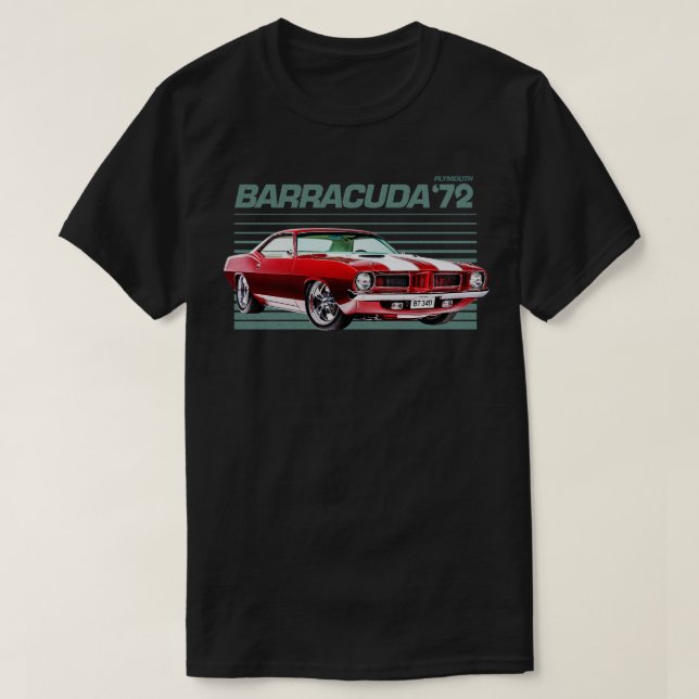 T-SHIRT BARRACUDA PLYMOUTH 1 (Design devant)