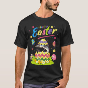T-shirt Barracuda Poisson Oeuf de Pâques Barracuda Joyeux