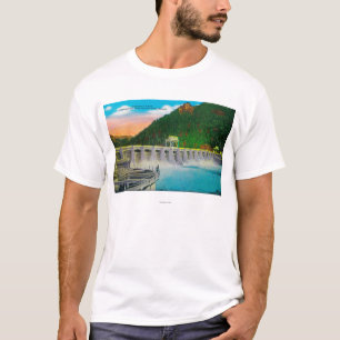 T-shirt Barrage de Bonneville sur le fleuve Columbia