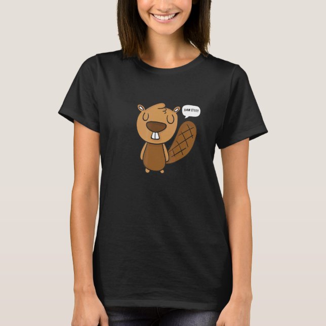 T-shirt Barrage de castor (Devant)