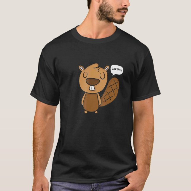 T-shirt Barrage de castor (Devant)