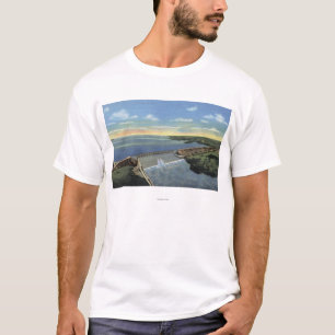 T-shirt Barrage de John Martin (Caddoa) à travers la
