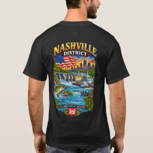 T-shirt Barrage faunique V.2 du Corps du génie de Nashvill