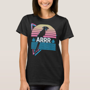 T-shirt Barrage rétro Cockatiel Parrot