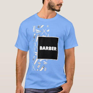 T-shirt Barre blanche sur noir