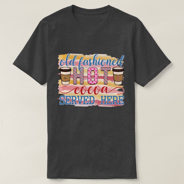 T-shirt Barre de cacao chaud 9 (Design devant)