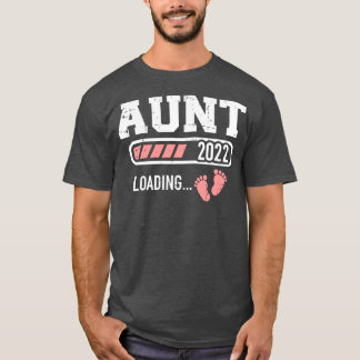 T-shirt Barre de chargement Tante 2022 pour nouvelle tante